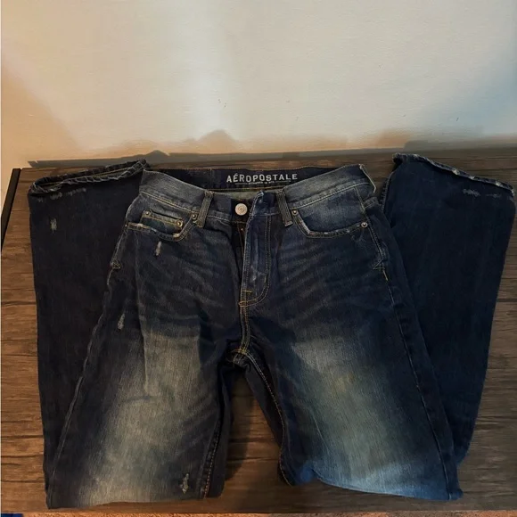 Aeropostale Kids Slim Bootcut Jeans - Picture 1 of 6